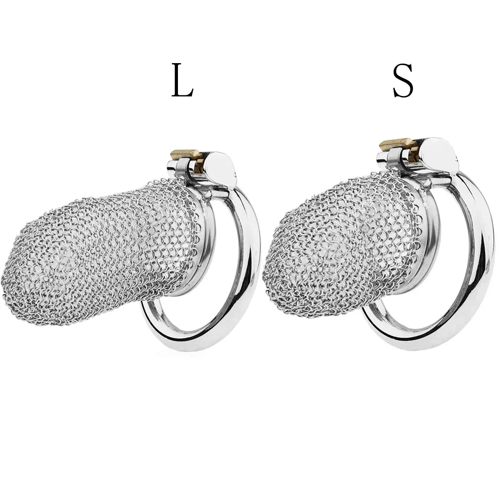 Stainless Steel Stealth Lock Male Chastity Device Smooth and Light Cock Cage Sex Toys for Men Cock Ring Chastity Belt penis chastity cage chastity lock sex toy chastity cage accessory