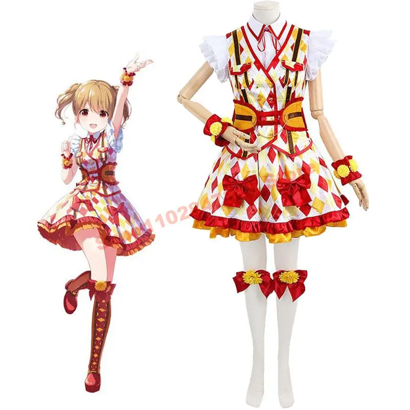 

Idoly Pride Kawasaki Sakura Cosplay Costume Virtual Idol Group Sunny Peace Center Anime Clothing