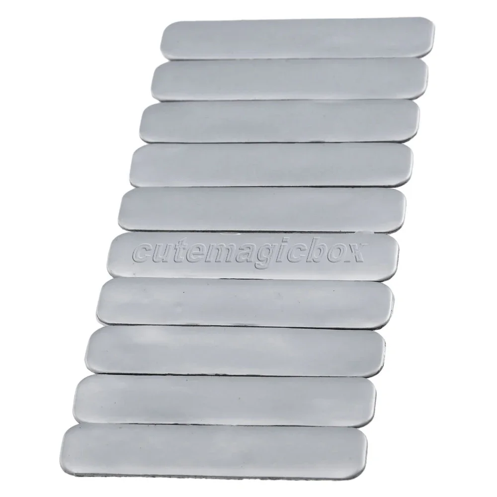 SURIEEN 10Pcs Golfer Adhesive Lead Tape Strips Add Power Weight To Golf Club Tennis Racket Iron Putter Racquets Golf Accessaries 5