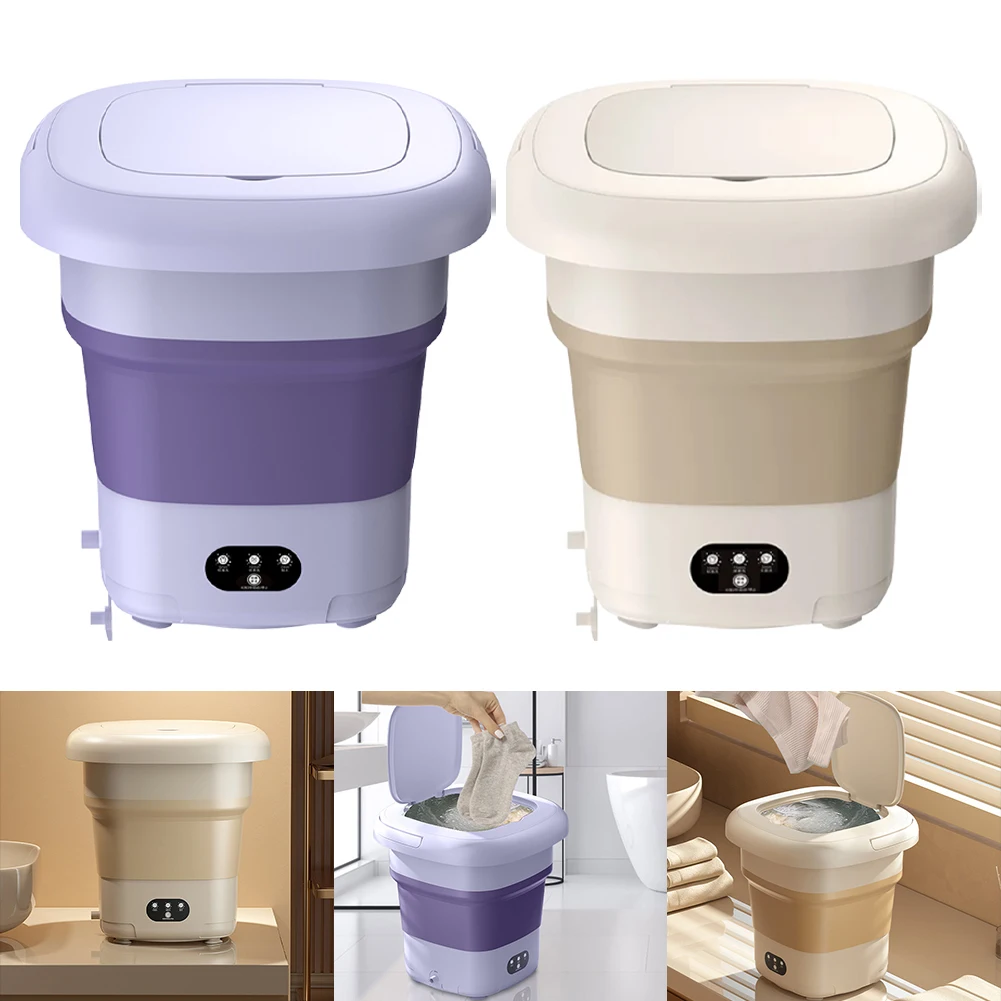 9L Portable Washing Machine, Folding Mini Washing Machine Sterilizing And Drying Machine Is Suitable For Baby Clothes