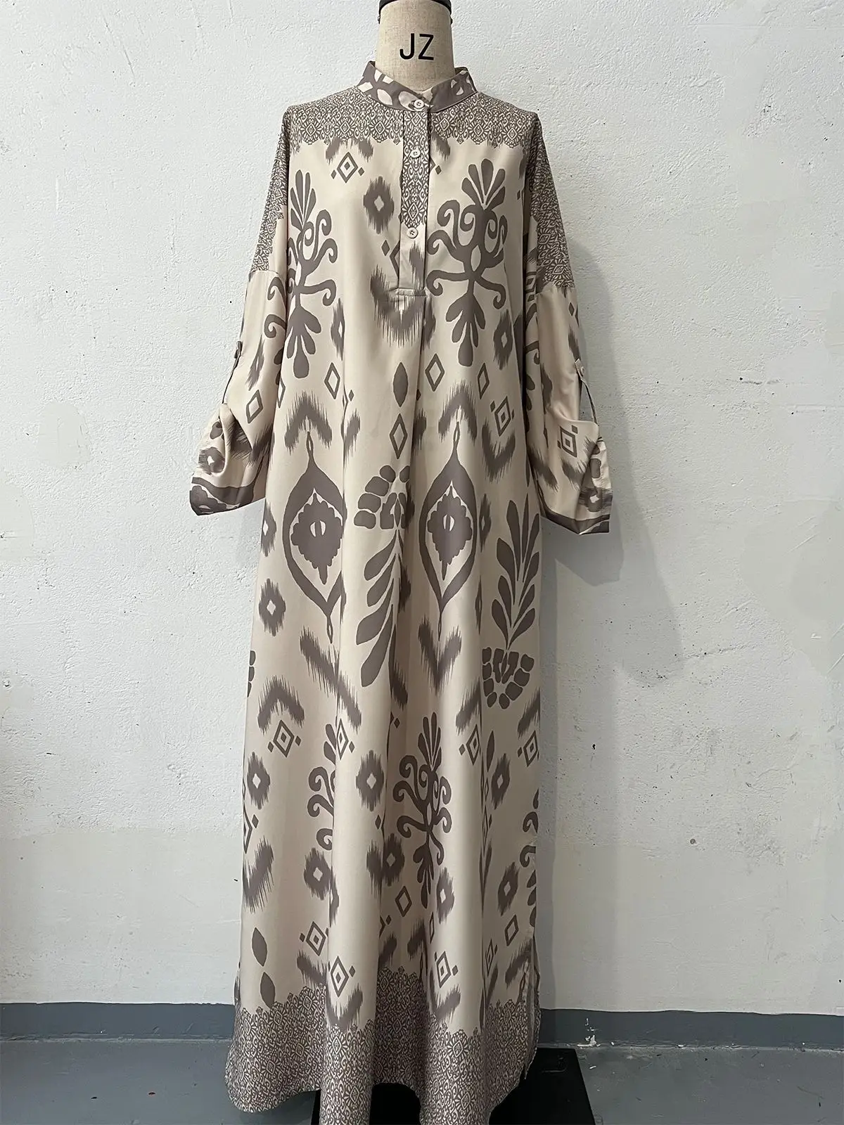 رمضان عيد المرأة المسلمة طباعة فستان جلابية العربية رداء طويل عباية دبي السعودية فيستدوس المغرب قفطان عبايات فساتين متواضعة