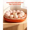 12 Egg Incubator, Automatic Egg Turner with LED Candler, Temperature & Humidity Control, 360° View Clear Window, Poultry Eggs Incubator for Home Farm, Hatching Chicks Ducks Goose Quail