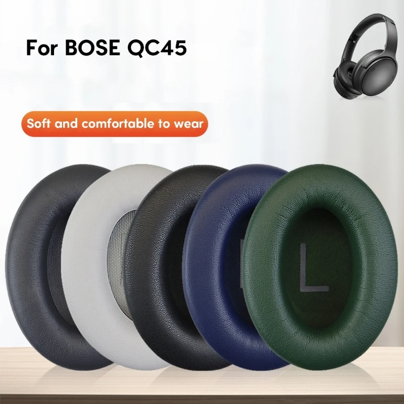 

Improve Gaming Comfort Ear Pads for QC45 Headset Earpads Earmuff Replacements Drop Shipping