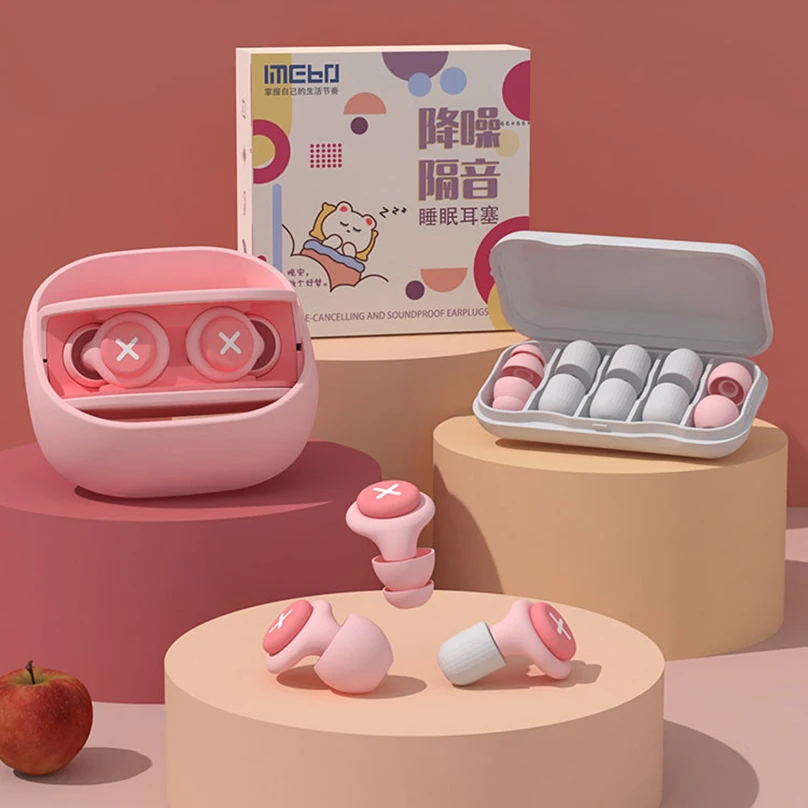 1 Pair Girls Earplugs Noise Reduction Small Ear Canal Ear Plug Sound