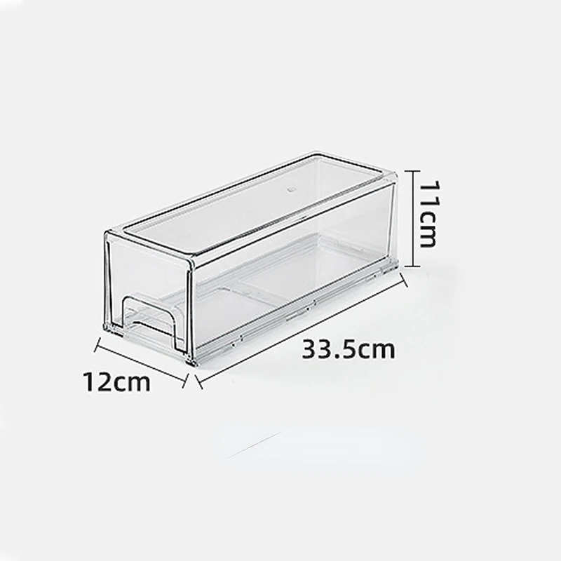 Stackable Transparent Desktop Drawer Type Storage Box Mini Cosmetic Storage Organizer Sundrie Holder Home Office
