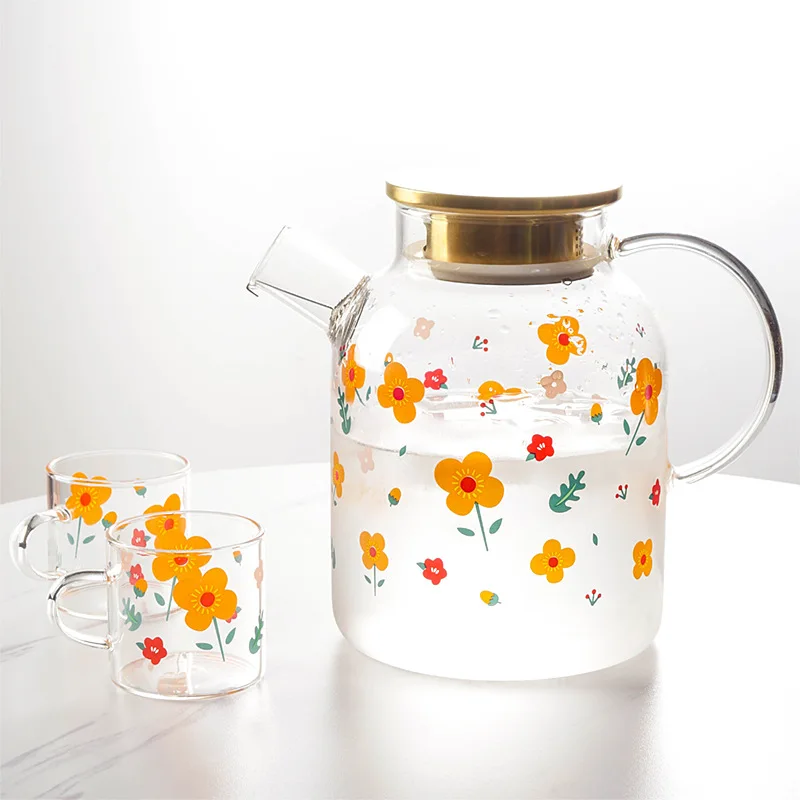 Borosilicate Glass Teapot Infuser  Borosilicate Glass Tea Pot Tool - 1l  Clear Glass - Aliexpress