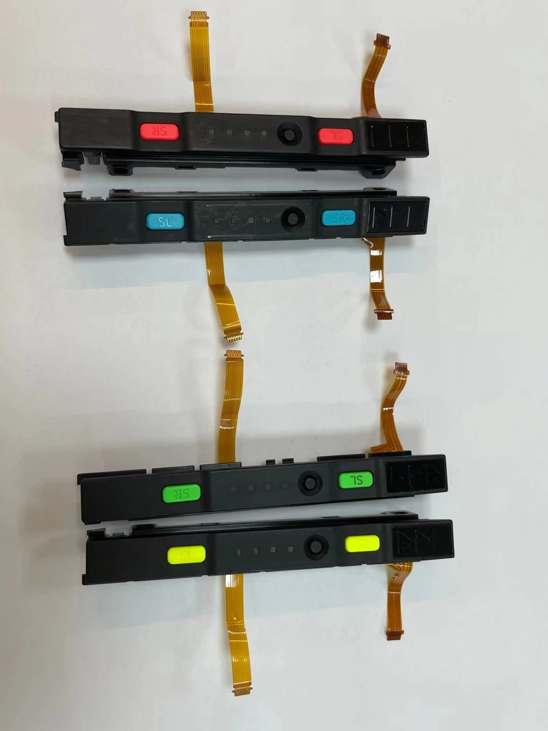 Originale Usato Lr L R Per Ns Switch Joycon Joy-Con Parti Di Riparazione Destra Sinistra Cursore In Plastica Con Parti Di Riparazione Del Gruppo Guida