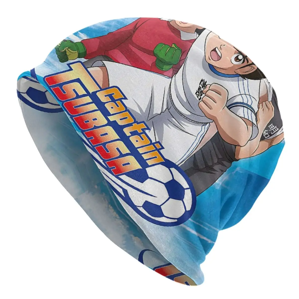 

Captain Tsubasa Skullies Beanies Caps Unisex Winter Warm Knitted Hat Fashion Adult Japanese Anime Manga Bonnet Hats Ski Cap