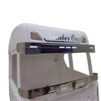 Tamiya LESU Tractor Metal LED Sun Visor Lamp Light for Tamiya 1/14 RC Tractor Truck Scania 56368 770s Upgrade Accessories 1