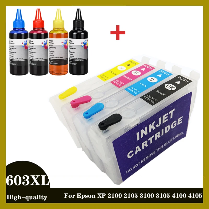

603XL 603, многоразовый картридж с чипом для Epson, зеркальная фотография, зеркальная фотография 2845, зеркальная фотография 2820