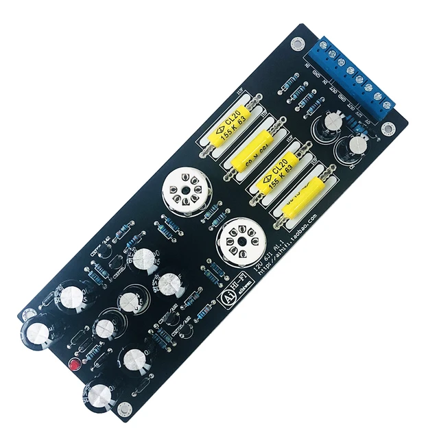 6J1 Hifi DIY Electronic Tube Preamplifier Kit - Preamp Amplifier Module With Bile Amp Effect For