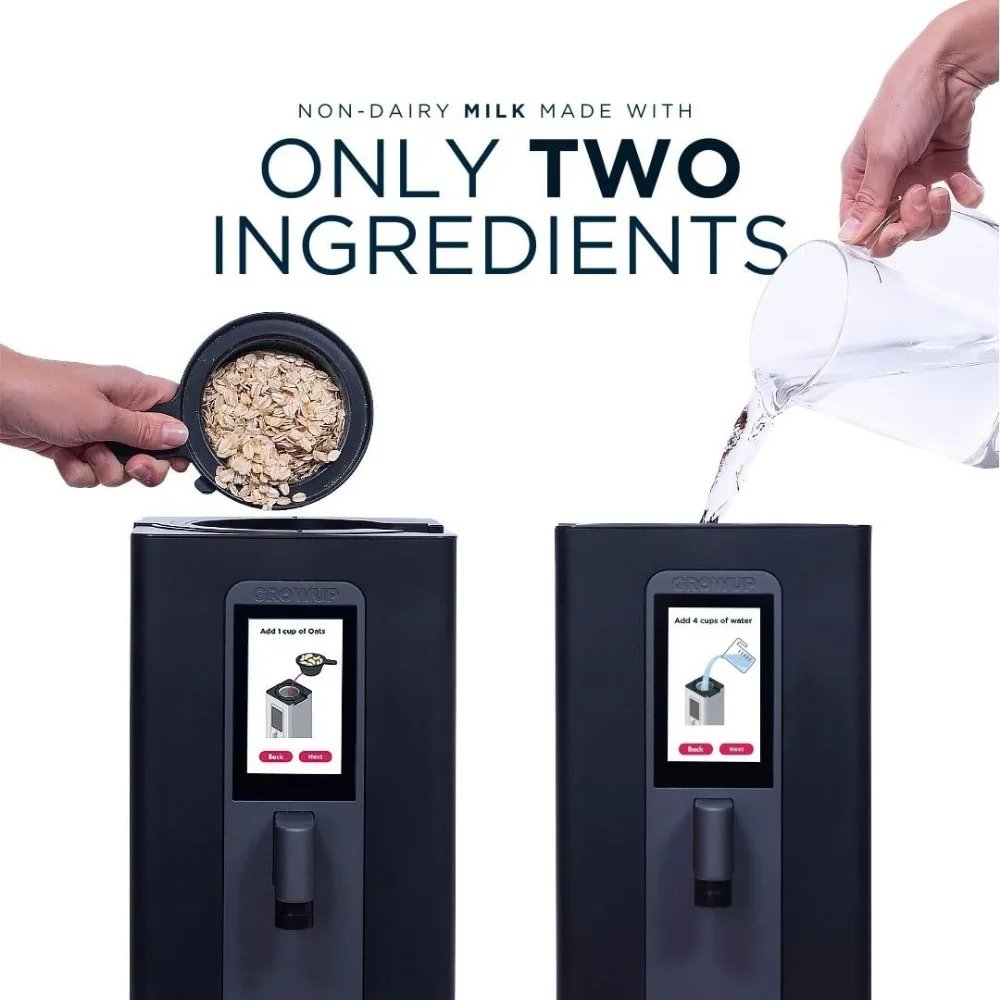 Milk Maker, Plant-Based Milk in 6 Minutes, 9 Options, Easy 3-Step Process