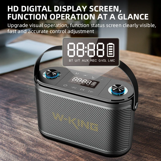 W-KING - Altavoz Bluetooth, potente altavoz Bluetooth de 50 W, resistente  al agua, gran altavoz portátil para exteriores inalámbrico para graves