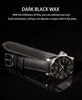 Cire Vintage à dégagement rapide 14mm 16mm 18mm 20mm 22mm 24mm bracelets de montre en cuir véritable pour hommes femmes bracelet de montre en cuir de Grain supérieur 5