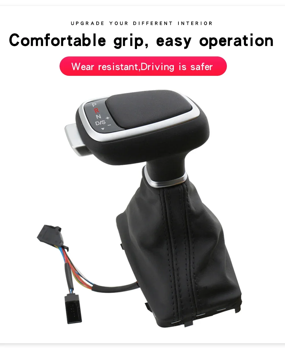 Gear Shift Knob Stick For Audi A6 C6 C7 A4 B8 S6 A7 A5 8t Q5 8r Q7 4L A3 8P S5 S