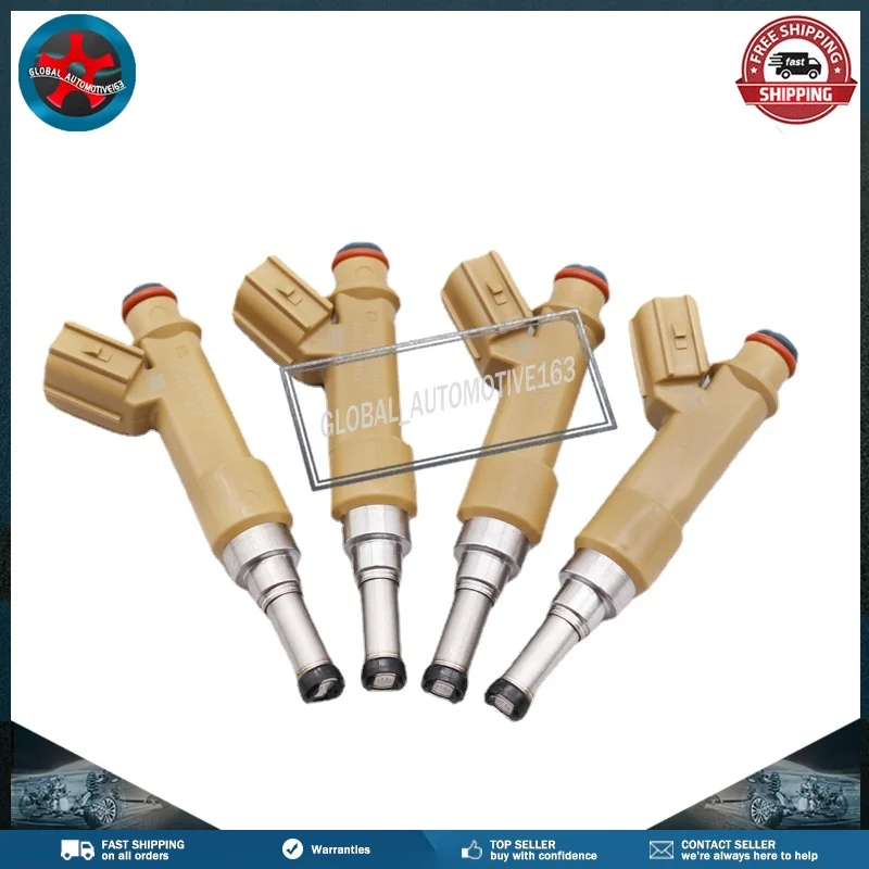 232500t020 4pcs Fuel Injectors For 20092010 Pontiac Vibe 20082014 Scion Xd 20092019 Toyota
