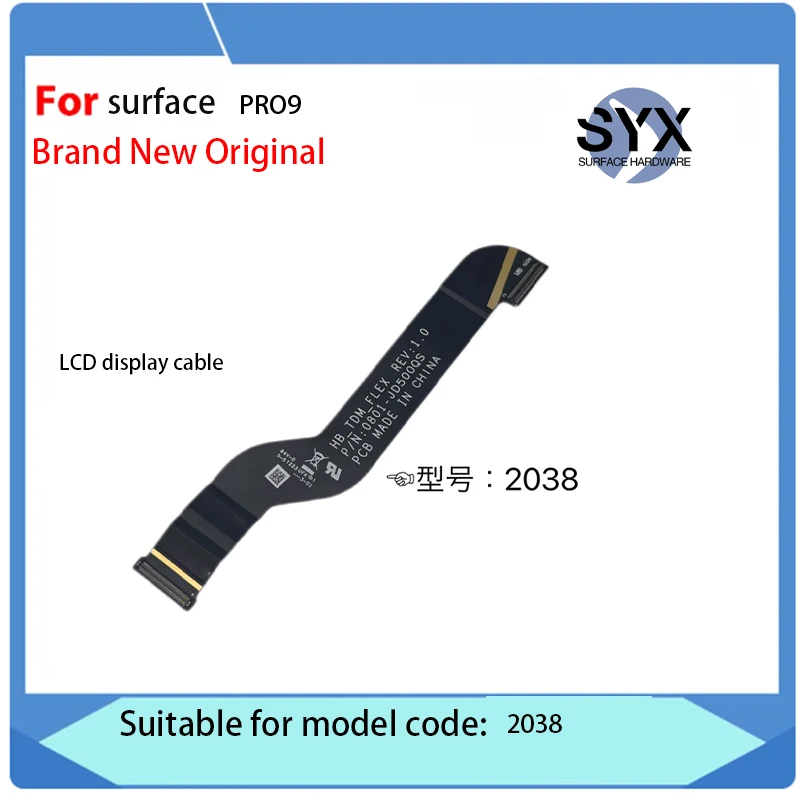 Per Il Cavo Dello Schermo Microsoft Surface Pro9 Cavo Piatto Lcd Microsoft 2038 Cavo Dello Schermo Originale Muslimex Nuovo