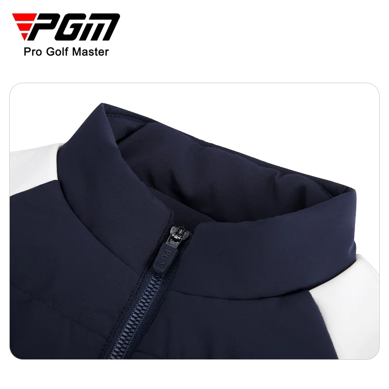 Autumn and winter female golf sleeveless vest coat woman warm with cotton jacket waterproof windproof long coats outdoor wear