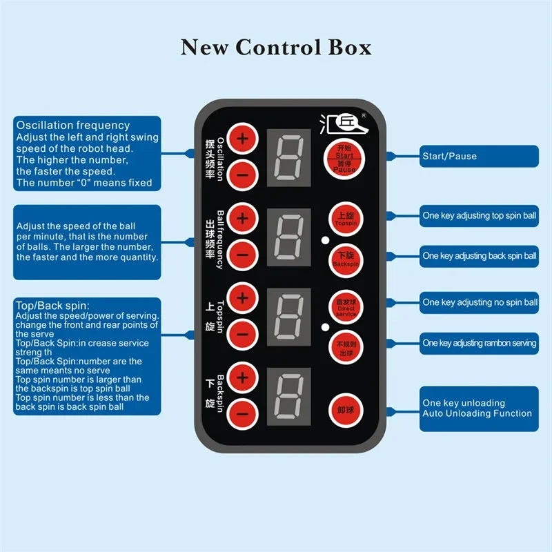 HUIPANG S6-PRO Table Tennis Robot/Machine Easy Assemble Goods for practice Multifunctional Recycle balls