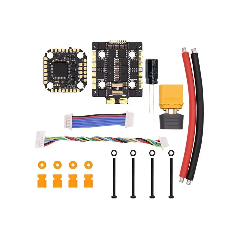 HAKRC F722 V2 Mini Contrôleur de Vol F7 3-6S Double BEC pour Drone FPV