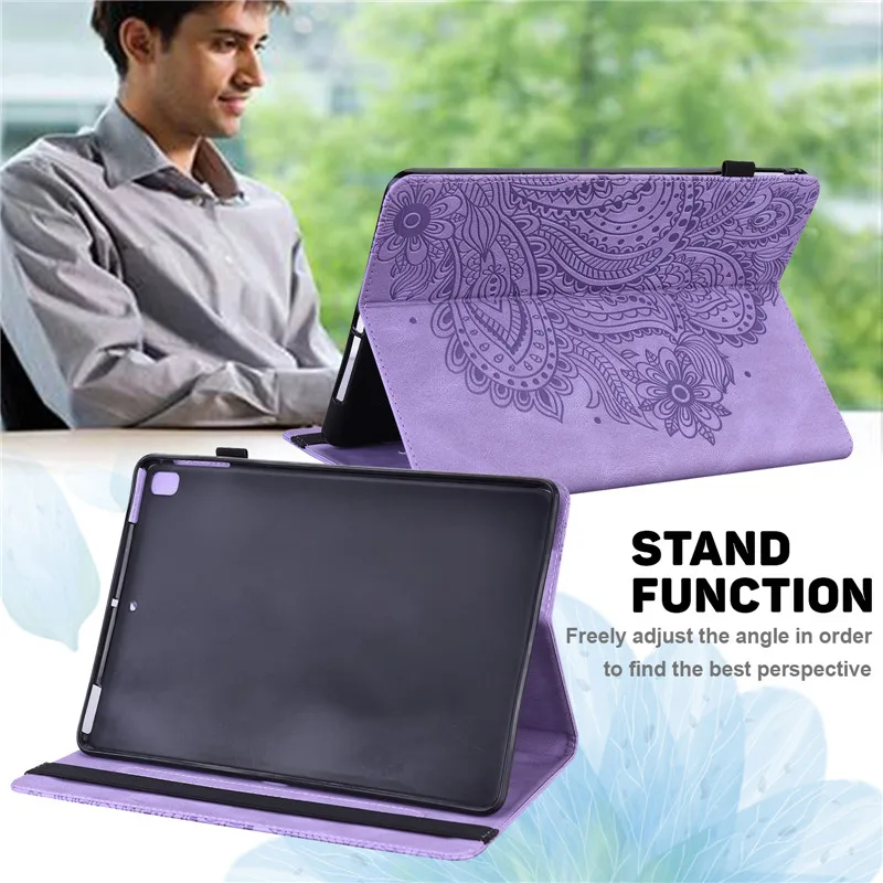 Embossed Leather Tablet Cover