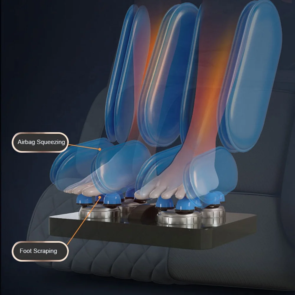 Cheap Price Full Body Therapy Electric Recliner Heat Foot Roller SL Track 3D Zero Gravity Stretch Shiatsu 4D Massage Chair 6