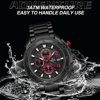 New NAVIFORCE  Men‘s Waterproof Male Casual Business Wristwatches Luminous Dial with Chronograph Clock Stainless Steel Watches