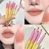 Matte Lip Liner Pen Contouring 3D Lips Waterproof Lasting Smooth Lipstick Pencil Nude Milk Pink Lip Tint Dupes Makeup Cosmetics 4