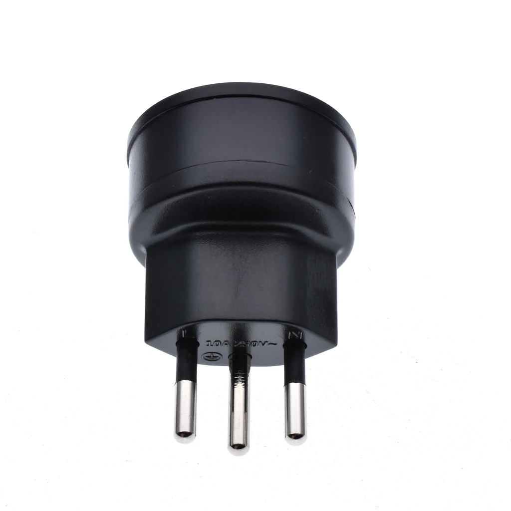 European to Swiss 3-Pin Travel Power Adapter – 10A 250V Converter Plug