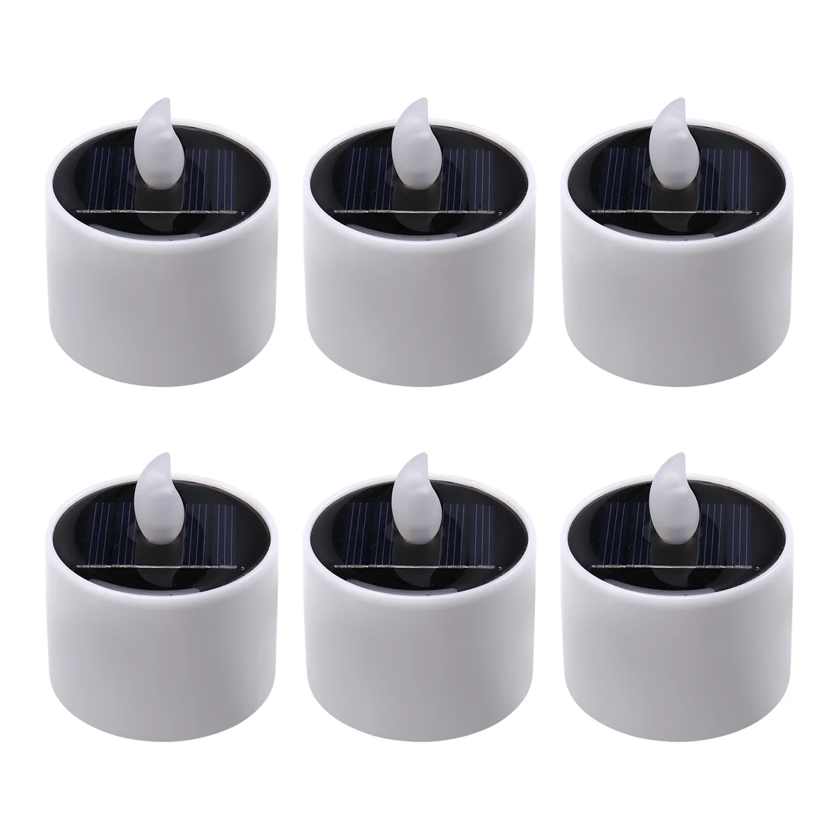 BAAU Solar Candle Light Waterproof Flameless Outdoor Get-Together Candle Light Garden Patio Decorative