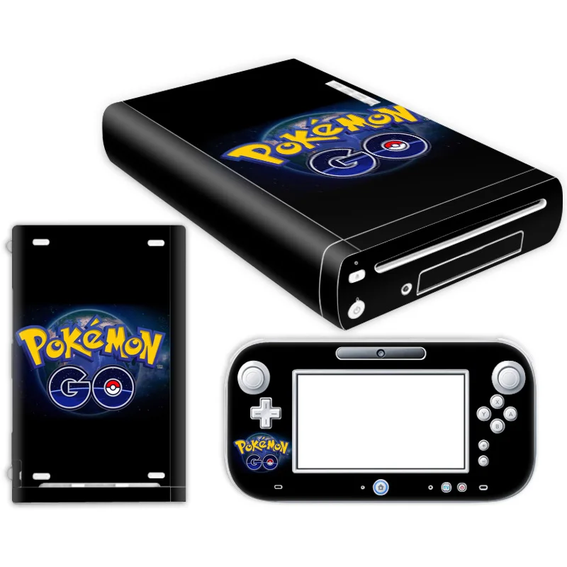 Hello Kitty Pikachu Simpson Vinyl Cover For Nintend Wii U Console Controller Decal Game Accessories For Wii U Skin Sticker 