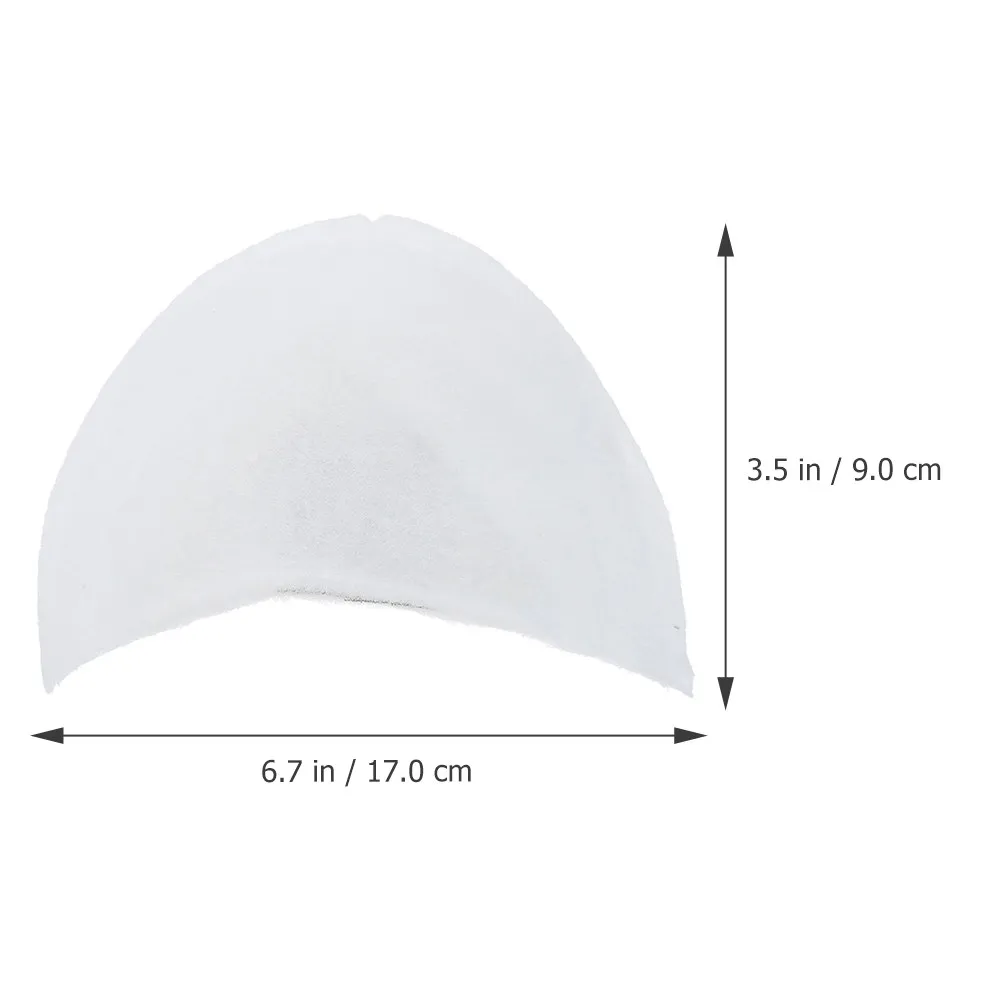 50 쌍의 어깨 패드 코튼 경량 편안한 어깨 모양 확대 남성 여성 의류 코트 정장 재사용 가능