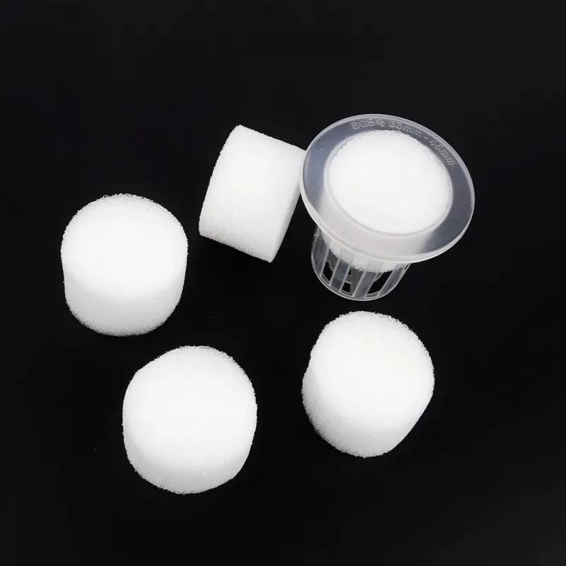 40pcs 50mm by 30mm Root Plugs Soilless Cultivation of Seedlings Planted Sponge Green Thumb White Seedling Sponge