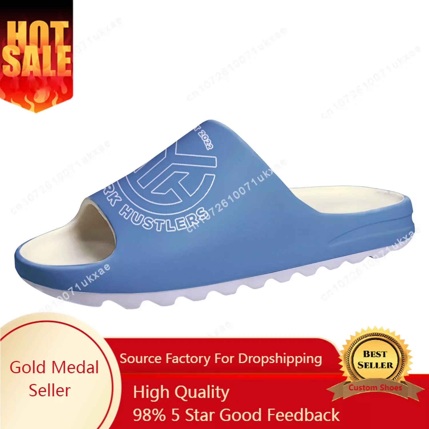 

NEW YORK HUSTLERS pickleball Soft Sole Sllipers Home Clogs Customized Step On Water Shoes Mens Womens Teenager Step in Sandals