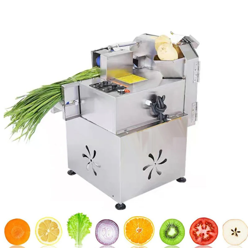 

New Type Vegetable Cutting Machine Desktop Eggplant Potato Carrot Slicing Machine Chives Green Pepper Onion Chopping Machine