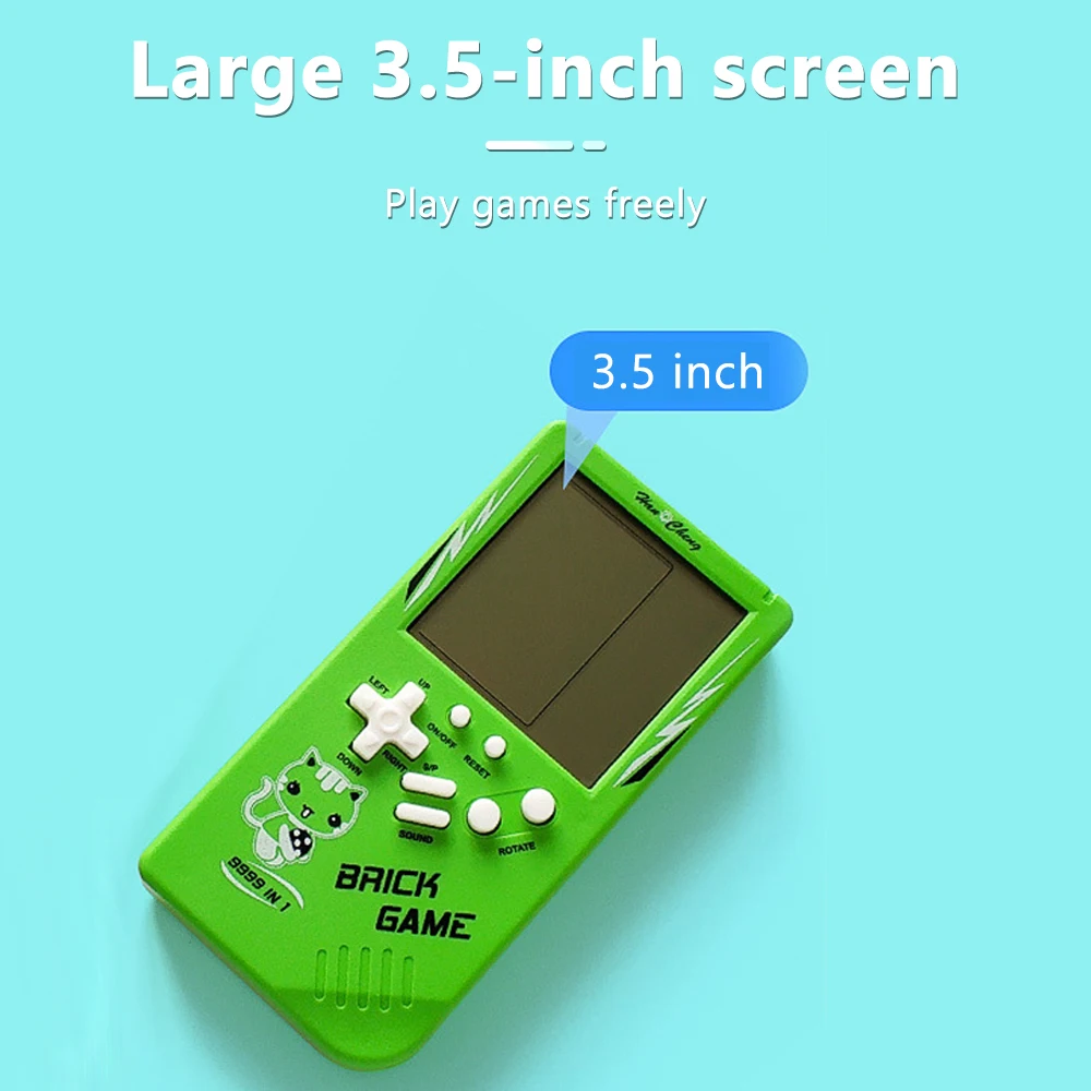 1Pc Retro Mini Handheld Game Players Classic Electronic Games Hand Held  Console Game Child Puzzle Gaming Console Toys Gift