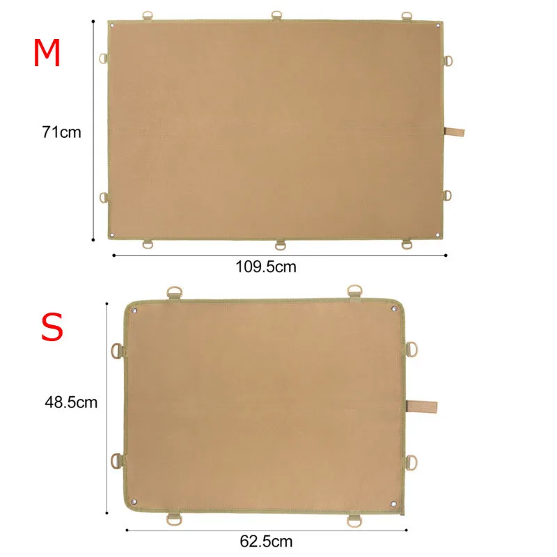 Large Tactical Morale Patch Panel Display Foldable Storage Military