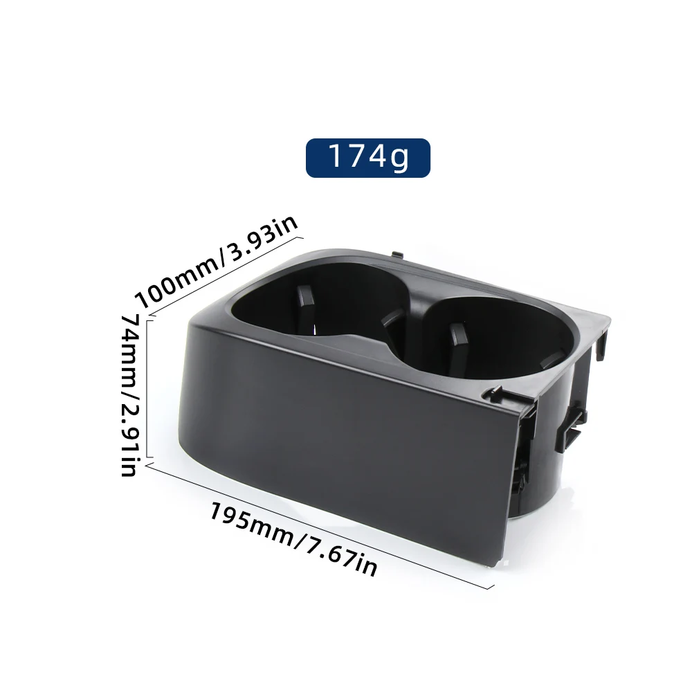 1 PC Car Front Center Console Water Cup Holder Insert Frame Drinks Holder For Mercedes-Benz W206 C class