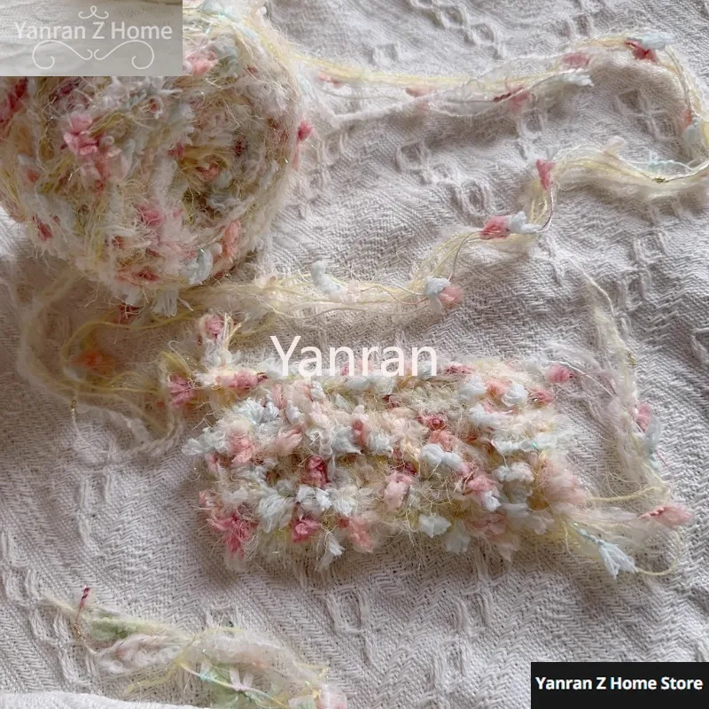 New Featured Hand Mixed Thread Forest Series Handmade Hook Weaving DIY Bag Card Hairband Weaving Christmas Decor Wool Yarn 50g 4