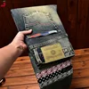 Fashionable High-End Jeans Men's Retro Nostalgic Stitching Trendy Printed Slim Straight 2024 Autumn New Denim Long Pants 3