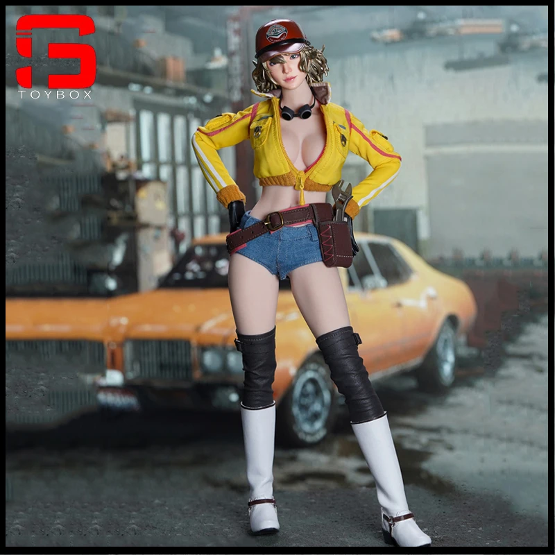 

SUPER DUCK SET082 1/6 Sexy Female Technician Head Sculpt Costume Clothes Set Fit 12'' TBL S42A Soldier Action Figure Body