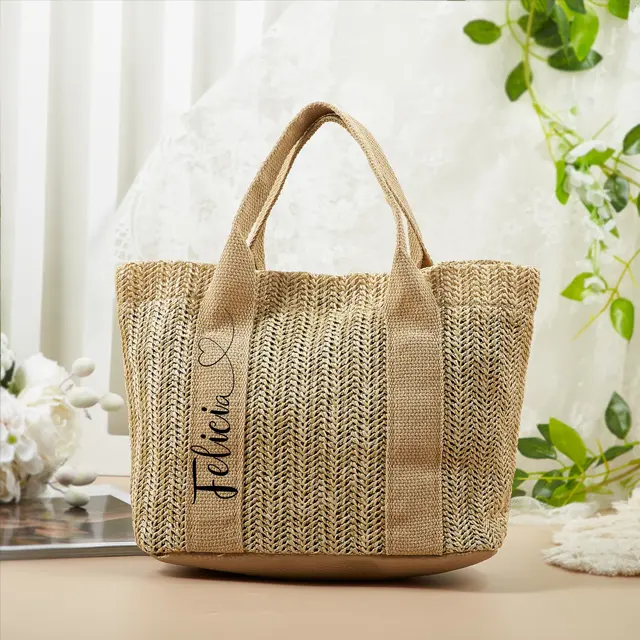 En Yute Bolsos De Arpillera Bordados Bolso Tela Arpillera Bolsas