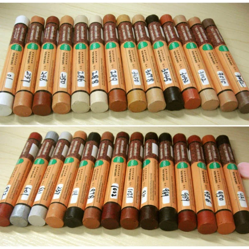 14pcs/set furniture paint floor repair floor wax crayon scratch patch paint pen wood composite repair materials for wood repair kit paint pen repair