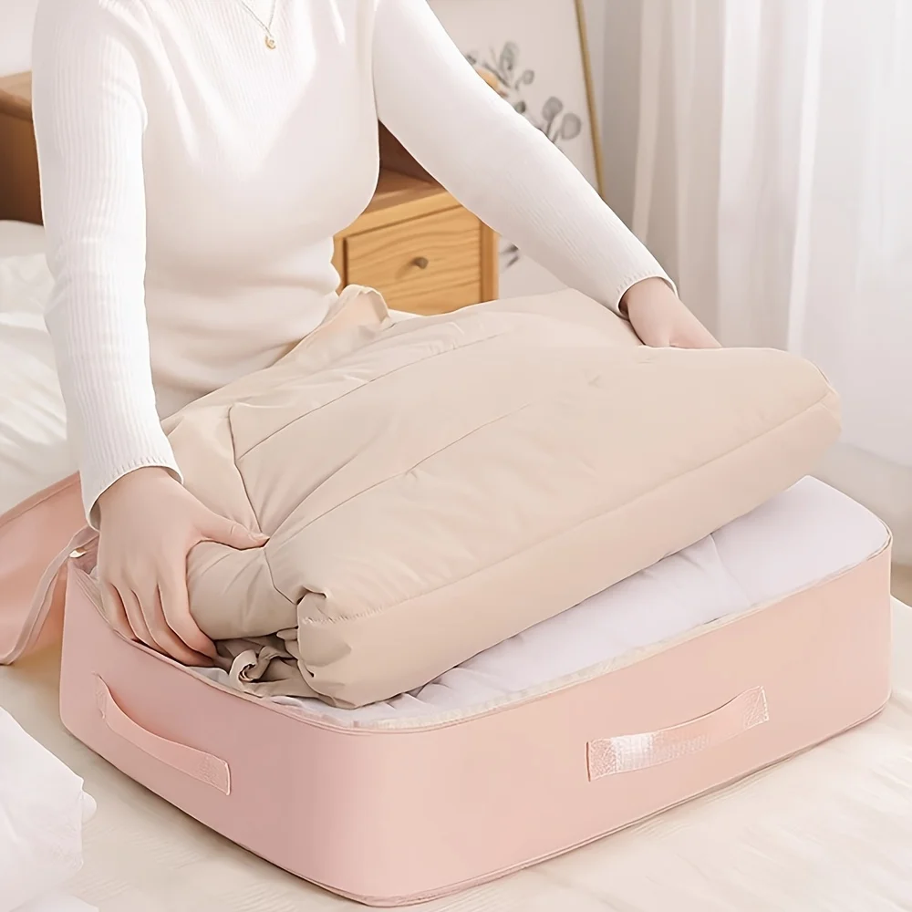 Duty Self-Compressing Storage Bag - Portable Organizer for Clothes, Blankets & Quilts, Ideal for Travel & Closet Organization 3