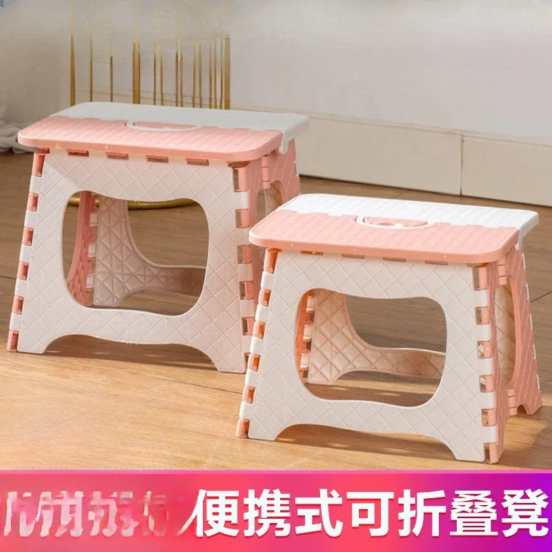 Large Size Thickened Fold Outdoor Portable Folding Stool Folding Stool Lightweight Fishing Folding Stool Children