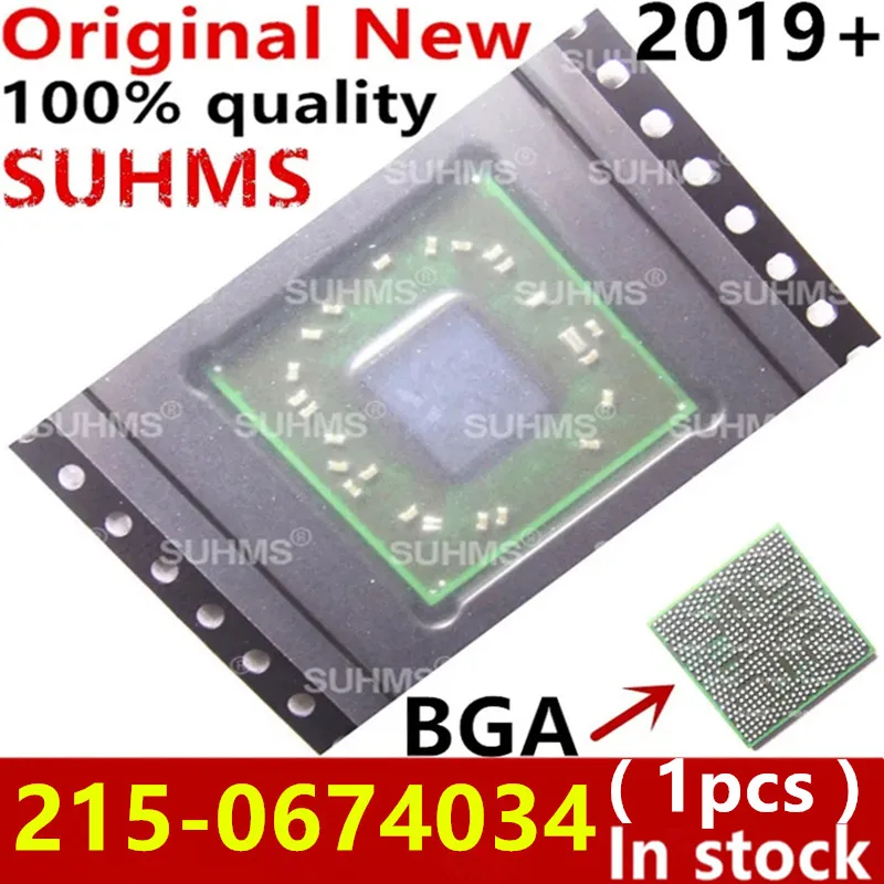 Chipset BGA, DC:2019 +, 215-0674034, 215-0674034, 100% novo