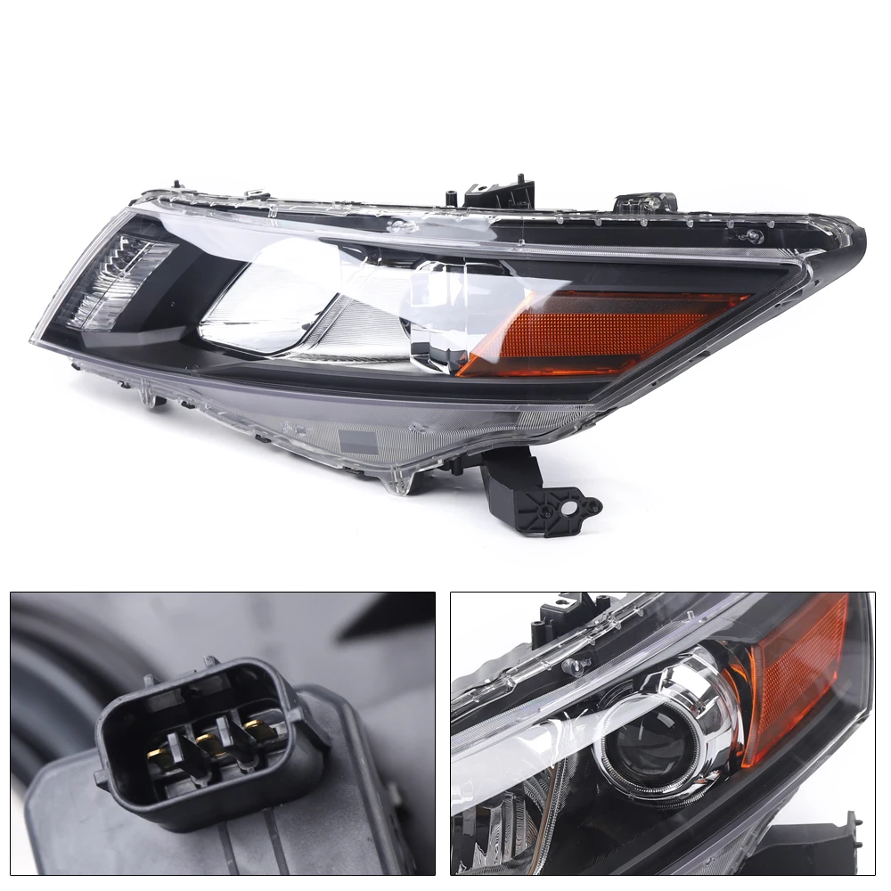 

Left / Right Side Projector HID Headlight Headlamp Assembly 33150-TP6A01 for 2010-2011 Honda Accord Crosstour