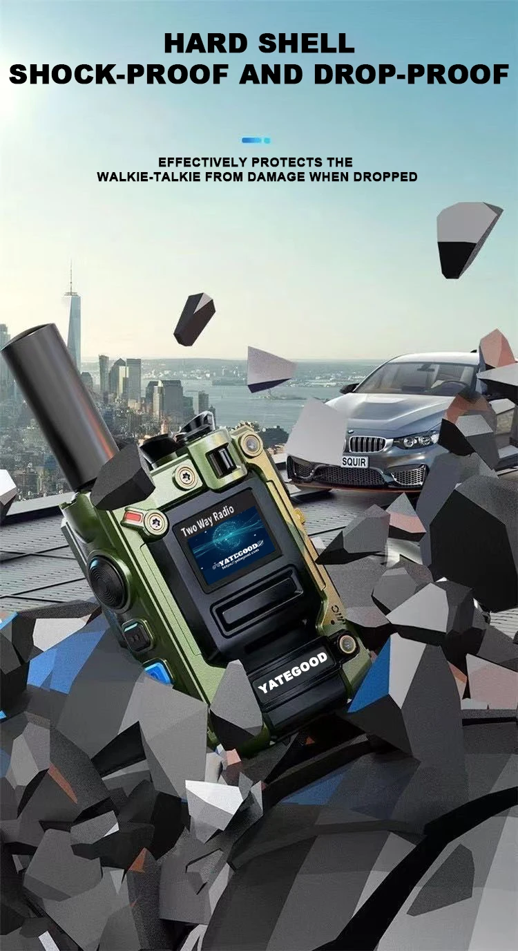 YATEGOOD G3000 Walkie Talkie No distance limit Intercom Long standby Portable More than 6000KM 4G 5G 5