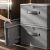 Foldable Fabric Storage Box Multi-Purpose Closet Organizer for Clothes Office Supplies Storage Trunks for Home Organization 4