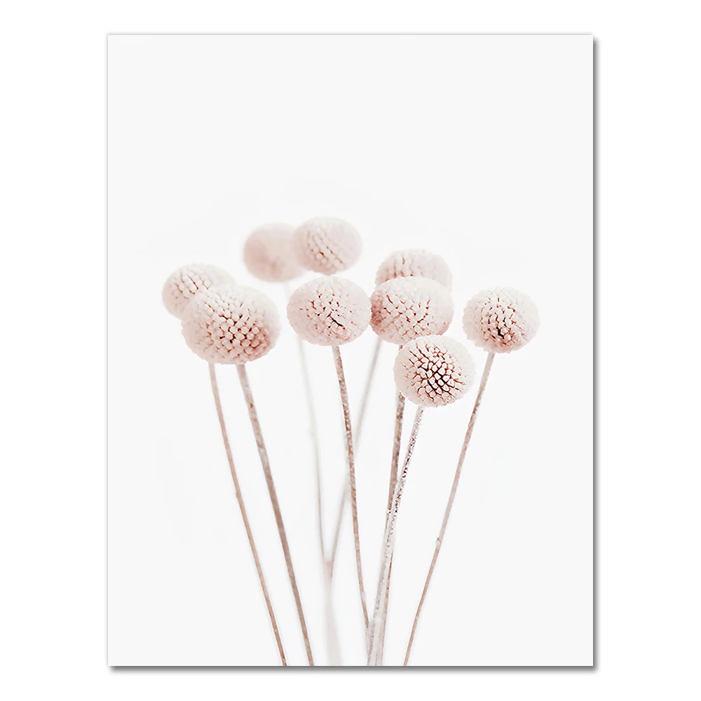 Botanical Flower Art Canvas: Elegant Wall Decor